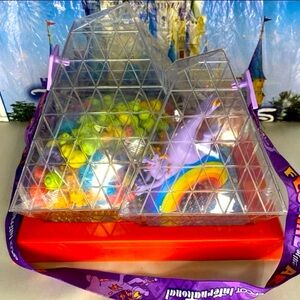 Disney parks Epcot figment imagination pavilion FOA light up popcorn bucket NWT
